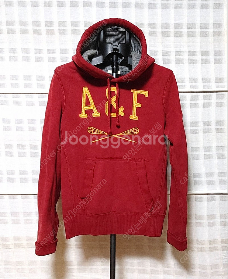 (Abercrombie) 아베크롬비 레드 후드 티셔츠 ...--0
