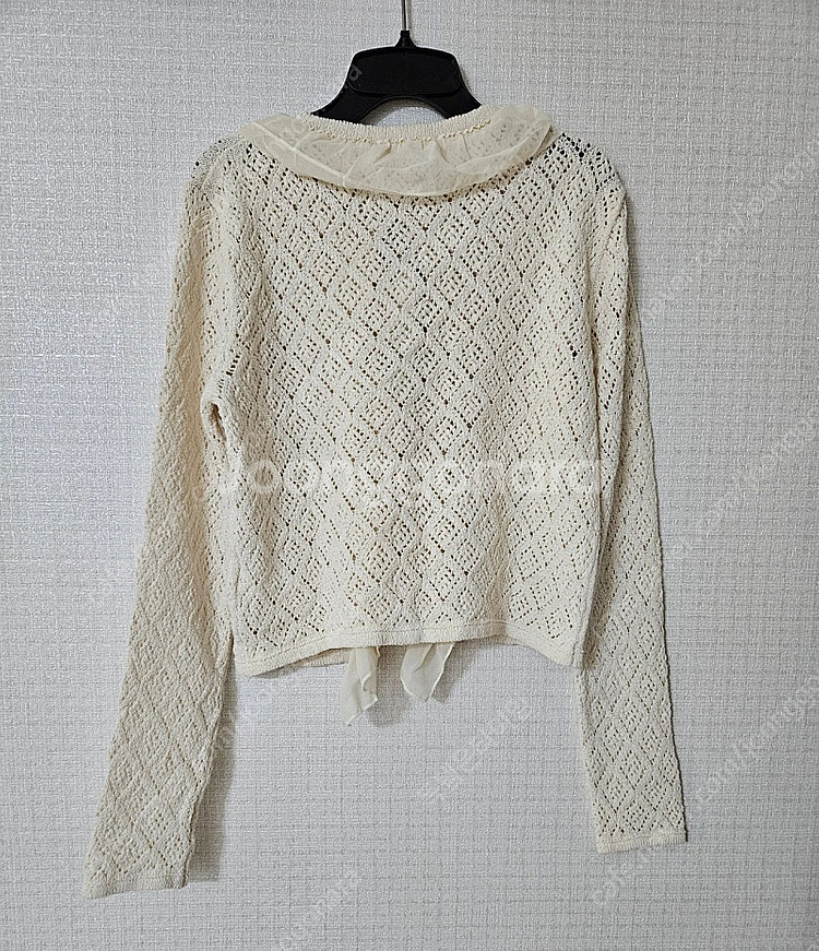 [새상품]ZARA 자라 가디건 프릴 포인텔 니트 재킷 ...--4