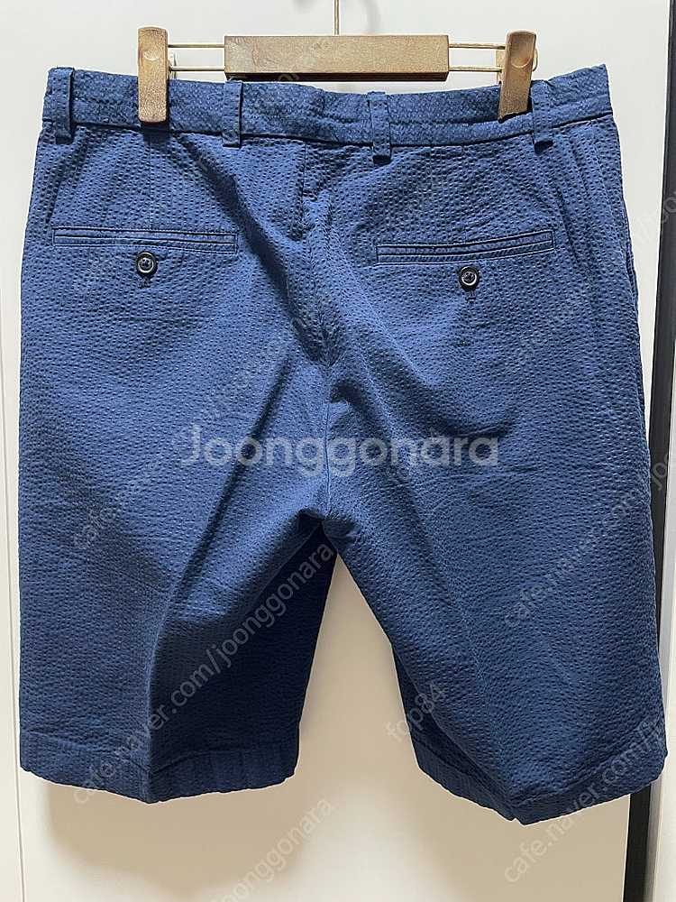Brooks Brothers, 브룩스 브라더스, 시어서커 반바지, 네이비 컬러, 32 사이즈--1