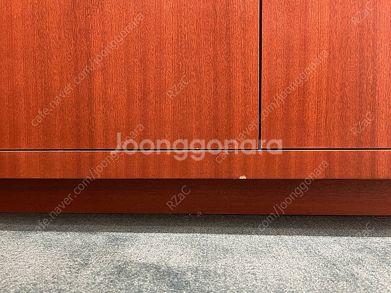 나무 진열장 (무늬목) 판매합니다. 매장, 가정에서 사...--4