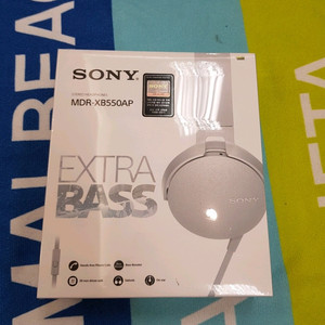 미개봉 소니 mdr-xb550ap 헤드폰