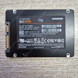 삼성 2.5인치 ssd 860evo 1tb 사용시간 924 노트북 플스