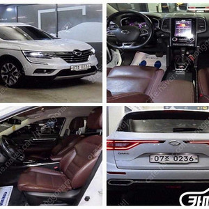 중고차 QM6 디젤 4WD RE 시그니처 2017 년식 흰색 중고자동차 가격