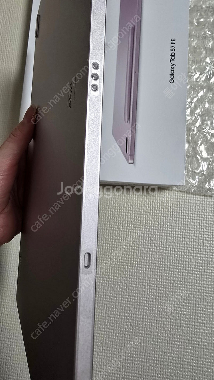 갤럭시탭s7fe wifi 128g 미스틱핑크 SSS급--4