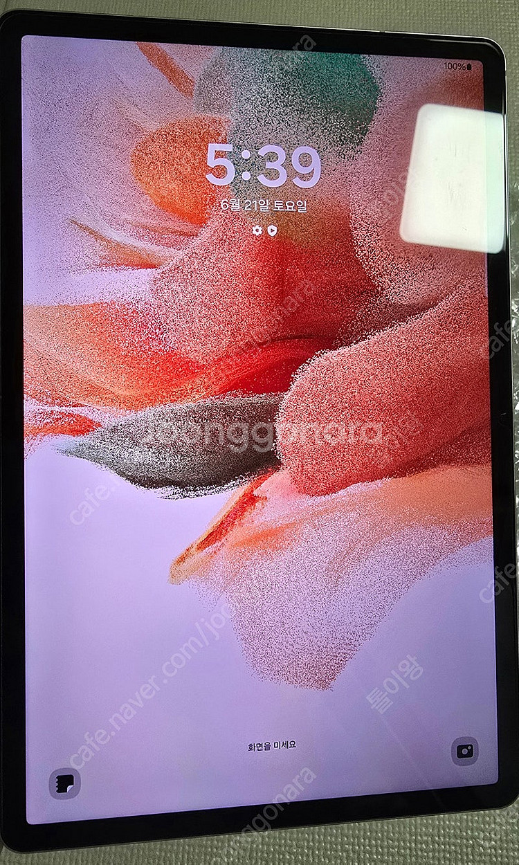 갤럭시탭s7fe wifi 128g 미스틱핑크 SSS급--5