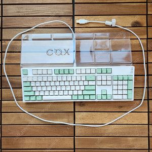 COX CY104 RGB 게이트론 게이밍 기계식 키보드 그린 (황축)