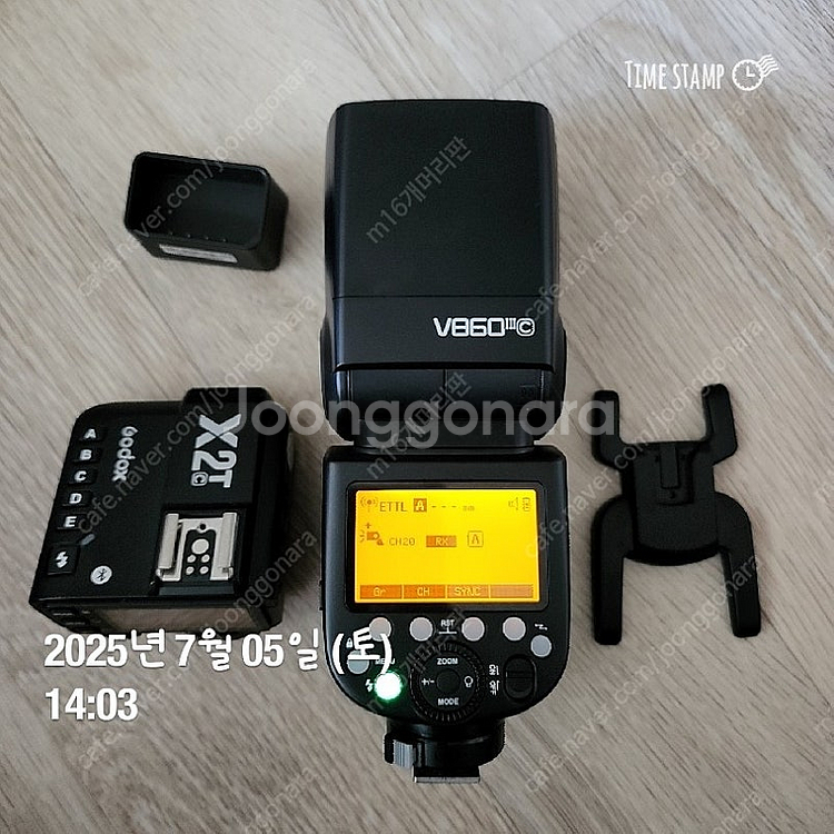 고독스 V860IIIc 스트로보캐논용 + 고독스 X2Tc 동조기 판매합니다--1