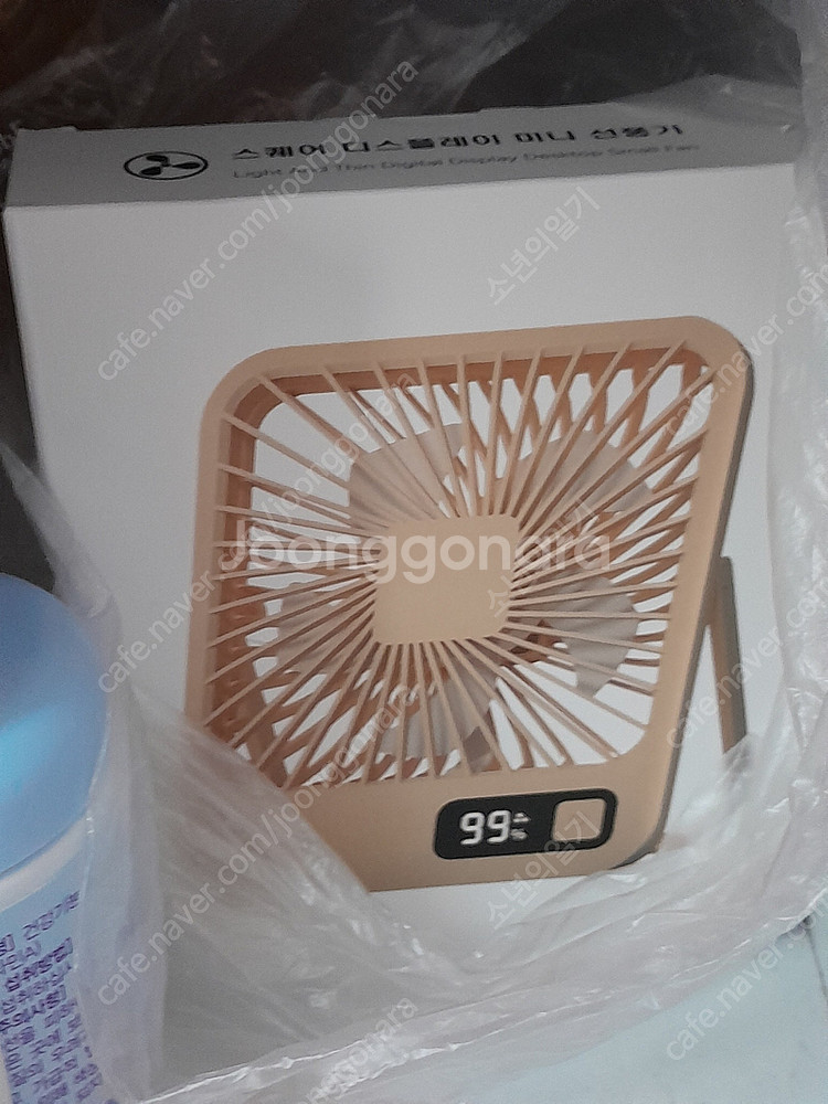 선풍기 손풍기 휴대용선풍기 탁상선풍기 선크림 화장품 우...--4