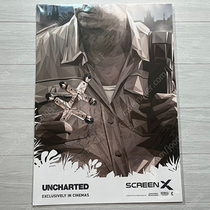 언차티드 스크린엑스 screenx a3 영화 포스터 인테리어 꾸미기