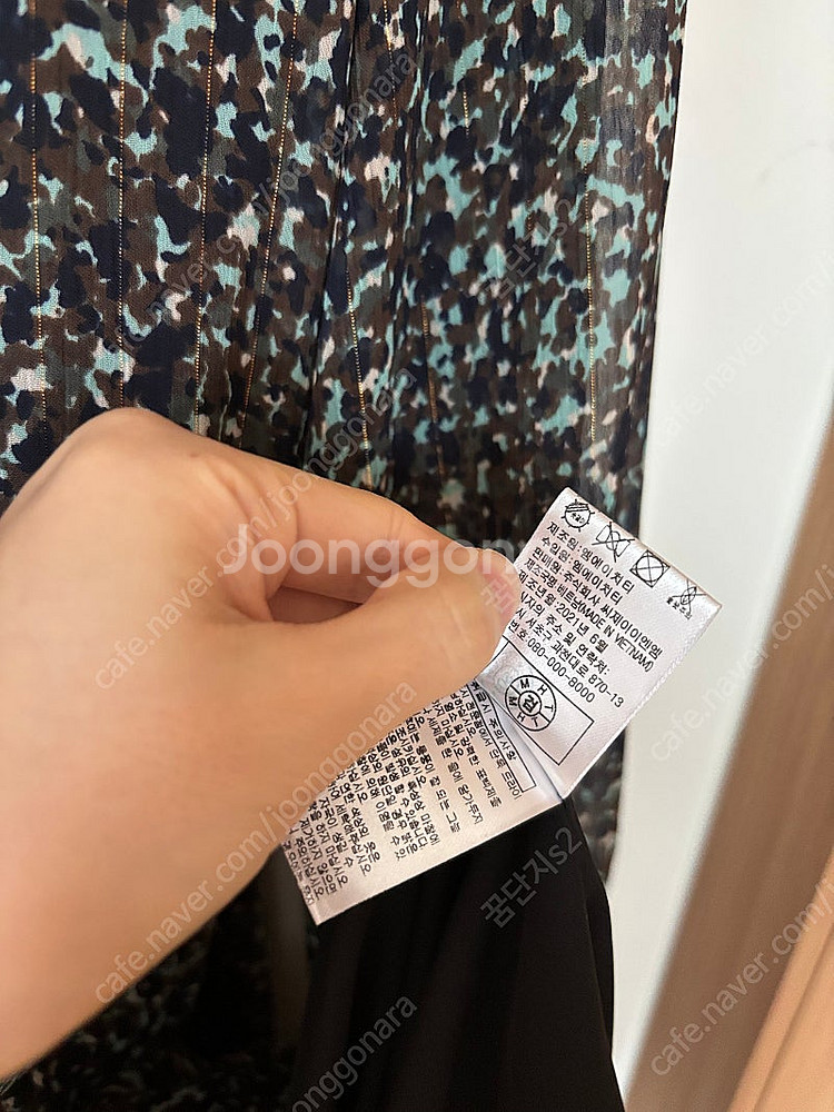 칼라거펠트 롱 쉬폰 원피스 88 드레스 출근룩 하객룩 ...--7