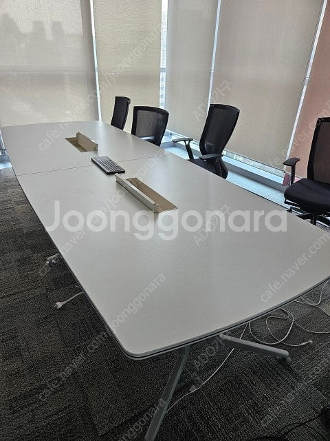한국OA 연결형 테이블 3200 WW색상 판매--4