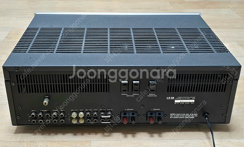 (최종인하) 럭스만 진공관 인티앰프 LX38--4