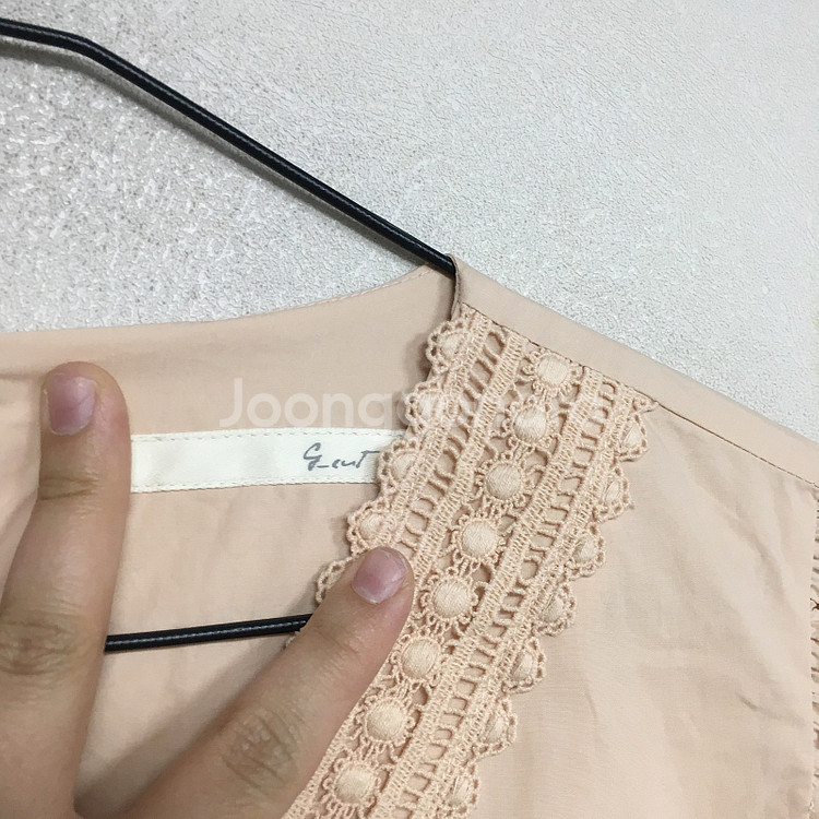 22 GCUT 지컷 플레어 레이스 원피스 55 / 랑방...--2