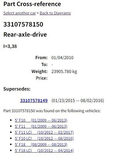 BMW F10 528i(2010-2011) 디퍼런셜과 ...--4