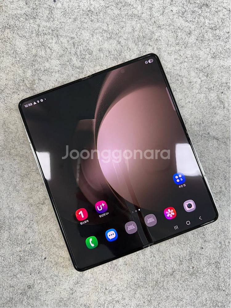 (무잔상)갤럭시폴드5 화이트 512G 미파손 멍없는 단...--2