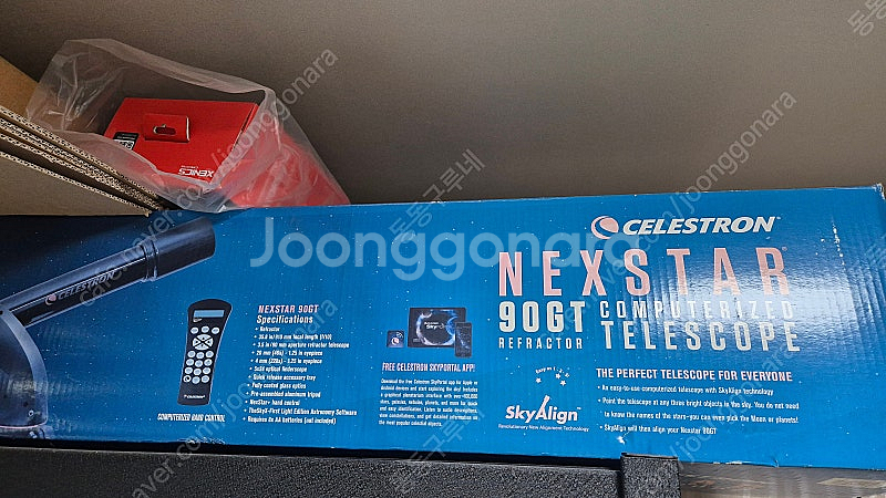 천체망원경 셀레스트론 Nexstar 90GT 박스 풀셋...--1