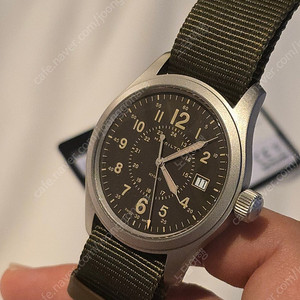 해밀턴 카키 필드 38mm 브라운 다이얼 쿼츠