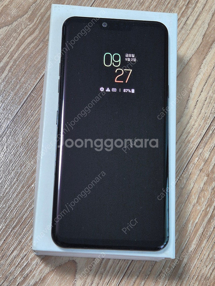 LG G8 무잔상 U+ 블랙 10만원에 팝니다--4