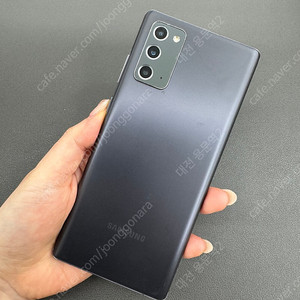[대전중고폰] 073808 갤럭시노트20 블랙 256G 무잔상 판매합니다