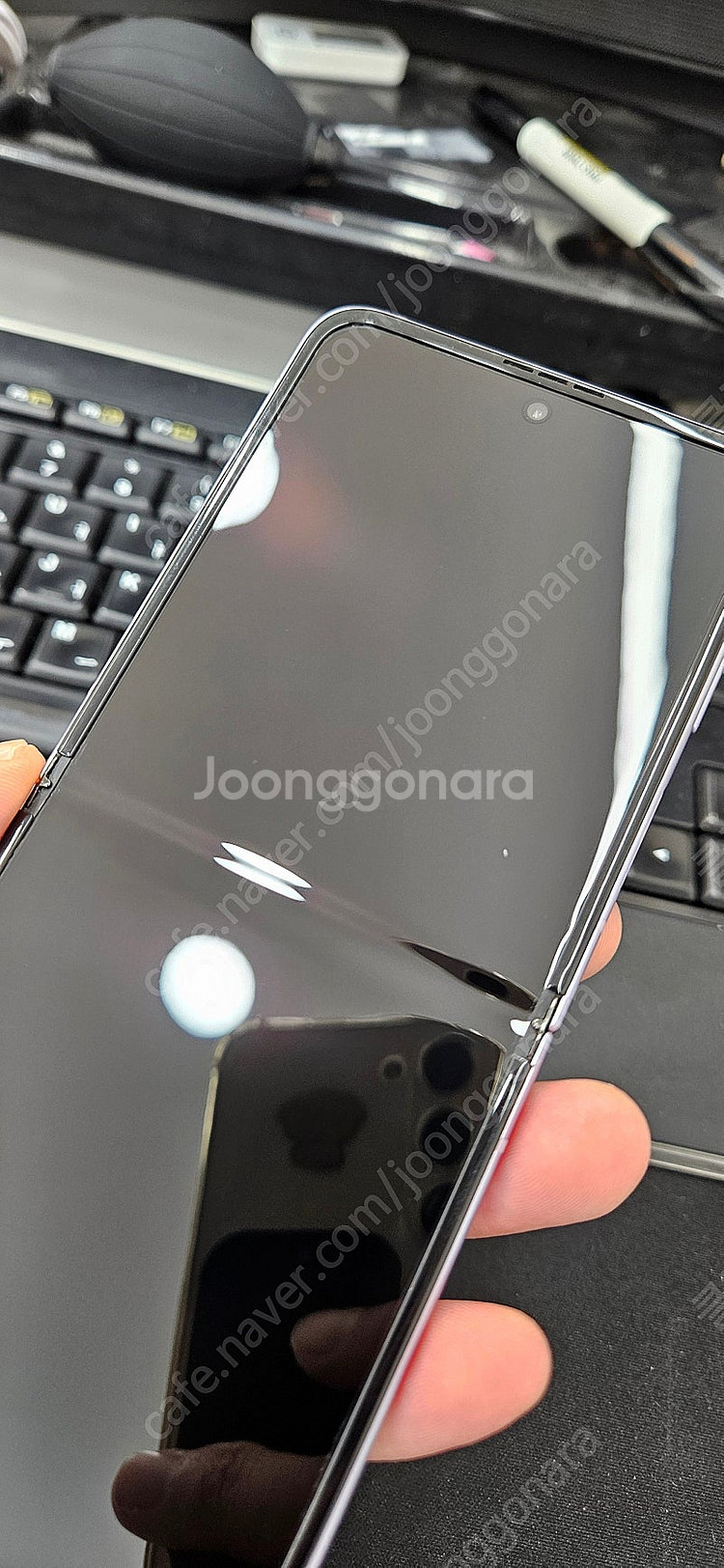 갤럭시Z플립3 F711 256G 퍼플 16만 인천 부평--2
