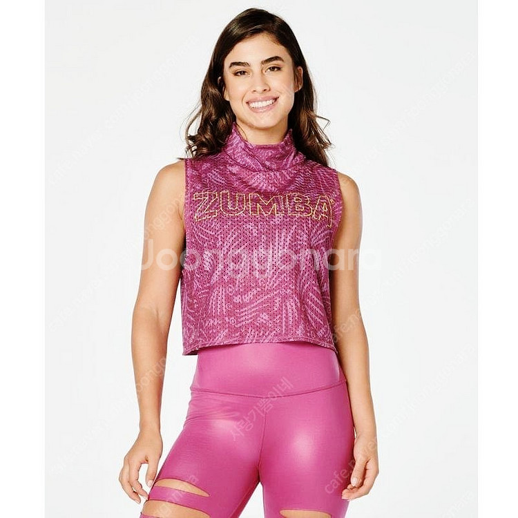 줌바 슬래쉬드 레깅스XS 새상품--2