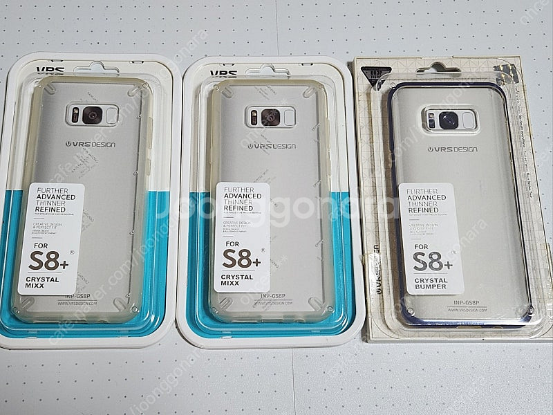 갤럭시 S8+ 베루스 정품 범퍼케이스 3개=1500원--0