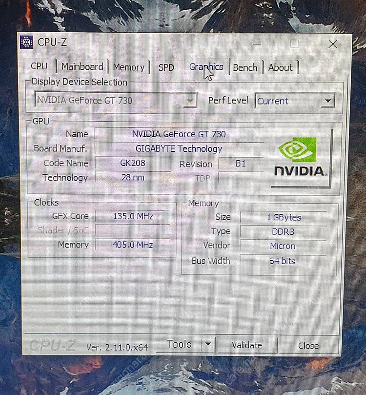 기가바이트 그래픽카드 GT730 1GB--3