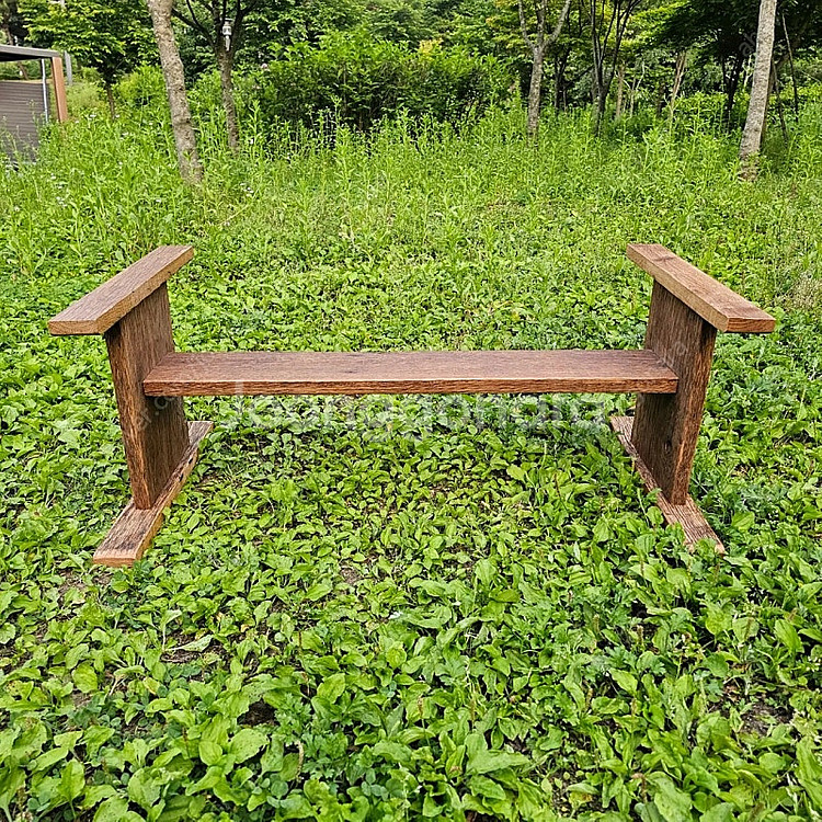 100년이상된 올드오크 빈티지 고재 커피테이블--4