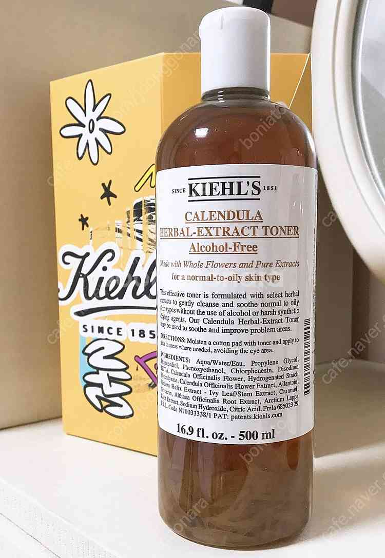 키엘 칼렌듈라 허벌 엑스트랙트 토너 꽃잎 토너 500m...--0