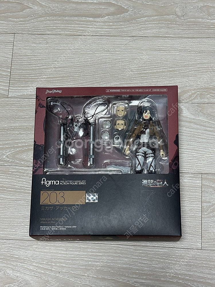 진격의거인 진격거 피그마 미카사 피규어--0