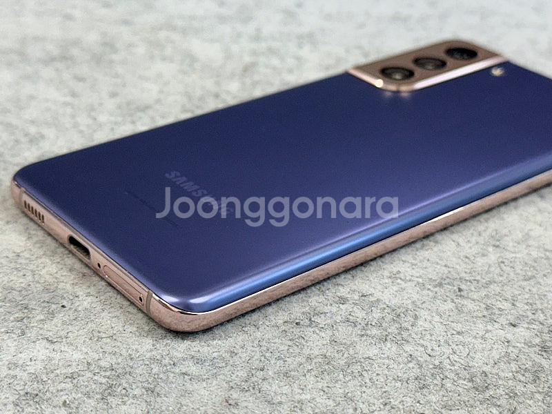 (가성비)갤럭시S21 퍼플 256G 미파손 가성비 단말...--7
