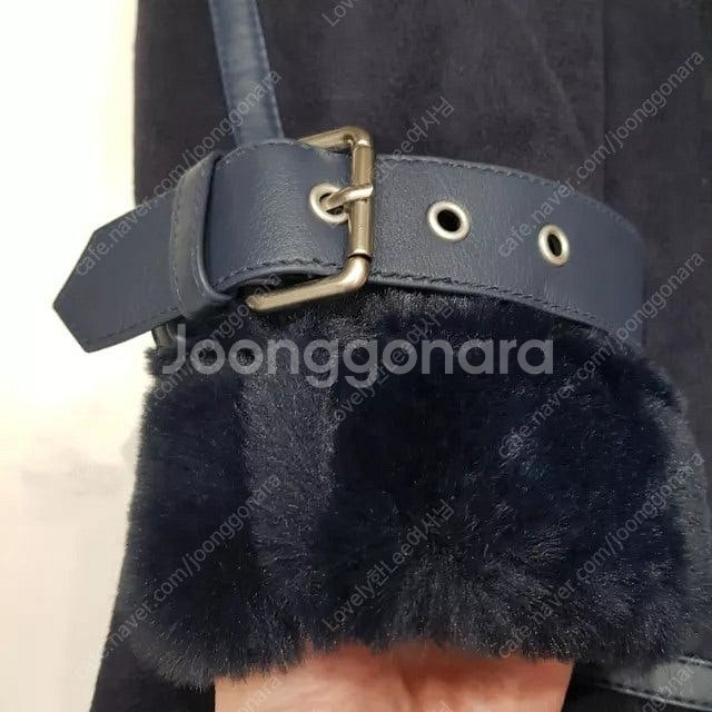 (경북구미직거래)(거의새것)스웨이드 롱 무스탕코트(여성...--5