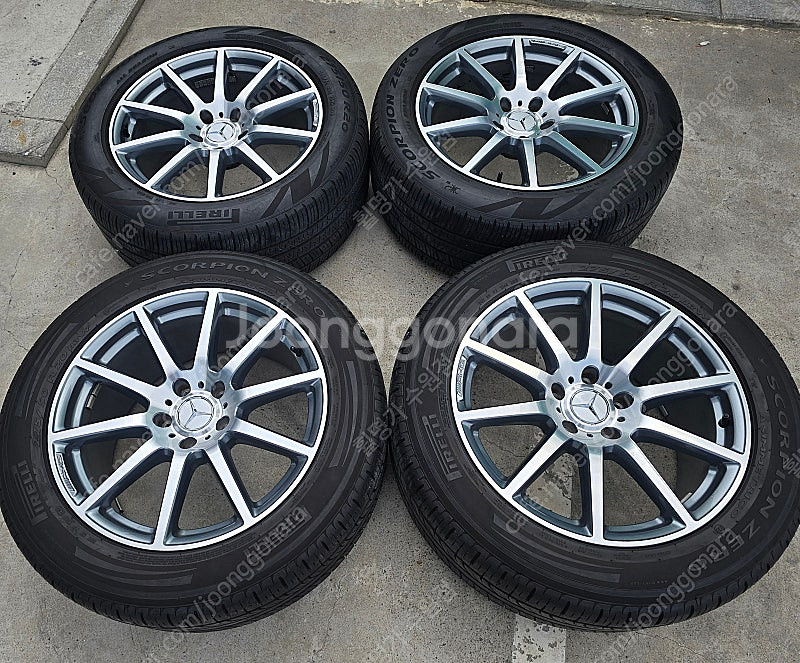 벤츠 G바겐 G63AMG 순정품 20인치 중고휠타이어--0