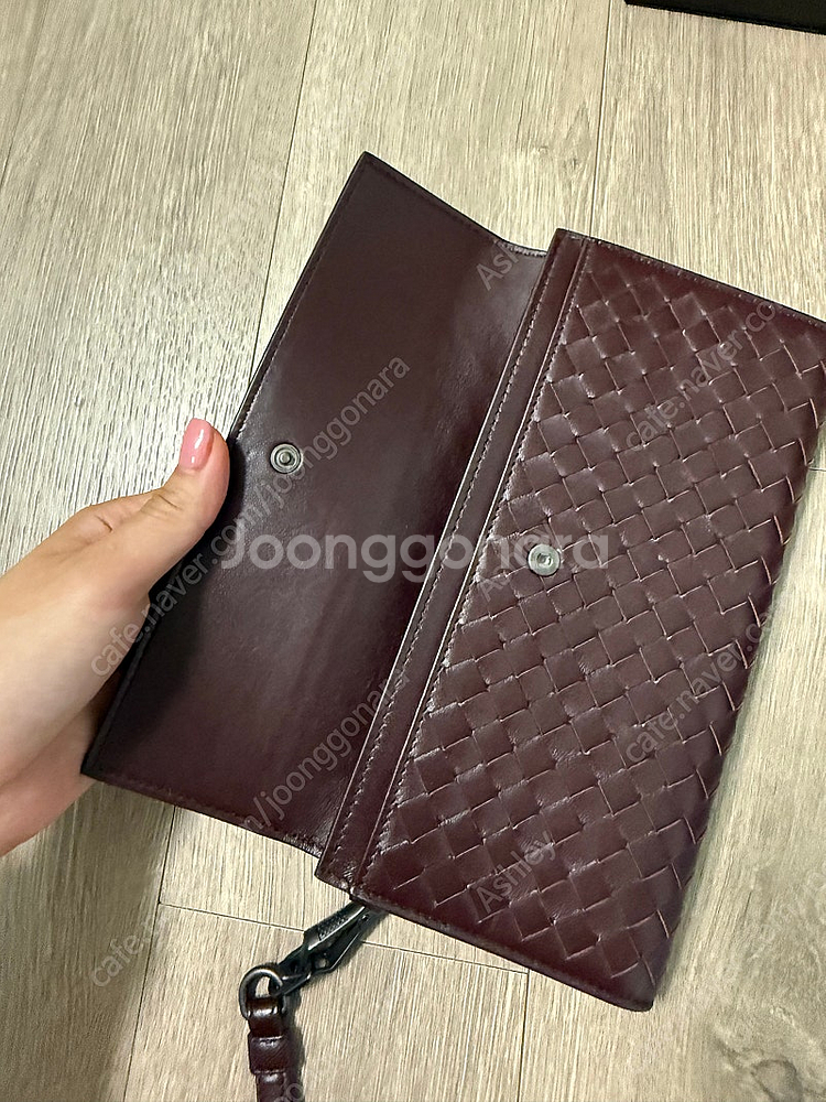 보테가베네타 인트레치아토 장지갑 새제품--2