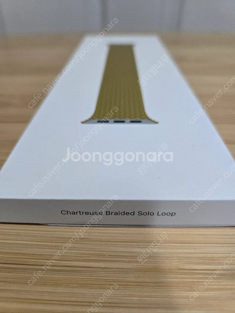 [대전] 애플정품  브레이드 솔로루프  44,45,46mm  샤르트뢰즈 색상 7사이즈--2