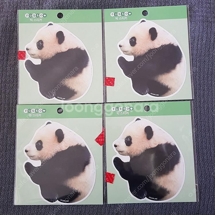(정가)푸바오 옆모습 빅스티커--0