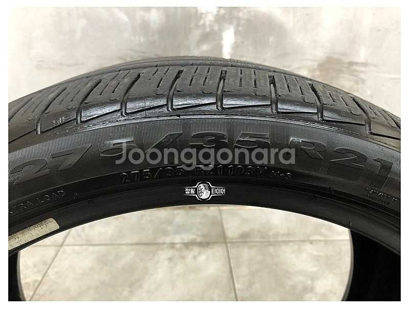 중고타이어 피렐리 P7AS 275/35R21 X4 파나...--3