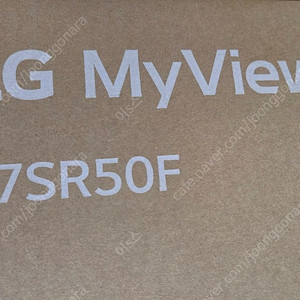 택포) LG 마이뷰 27SR50F 27인치 스마트tv 모니터 미개봉 새제품팝니다