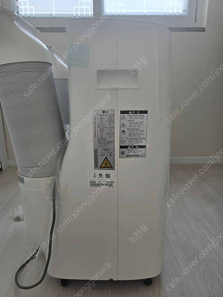 LG 휘센 이동식 에어컨 (듀얼호스) 2024년형 PQ08EDWAN 팝니다.--5