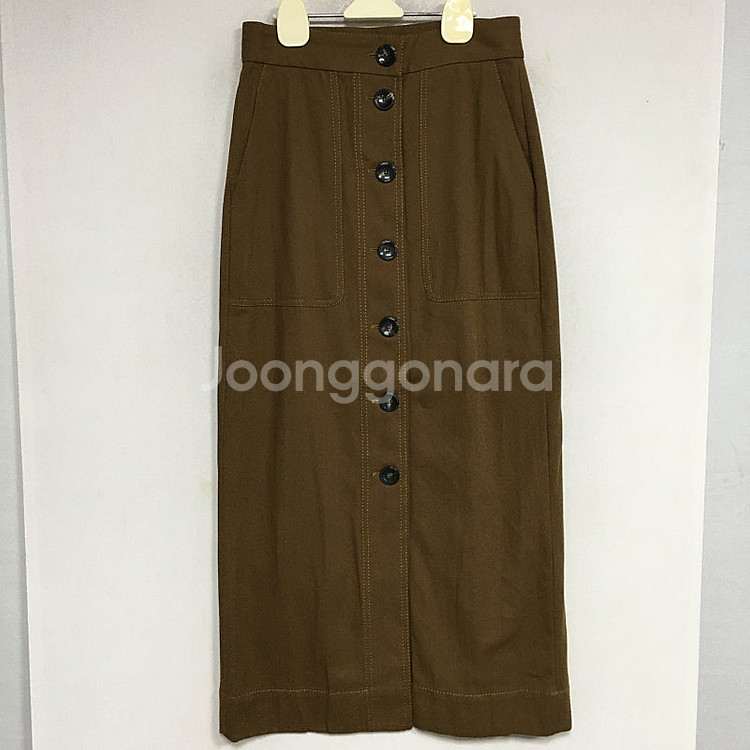 마시모두띠 버튼 코튼 스커트 70 / 랑방 마인 오브제...--0