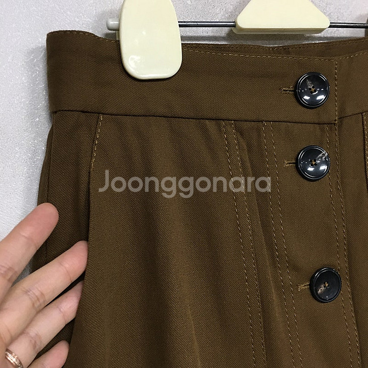 마시모두띠 버튼 코튼 스커트 70 / 랑방 마인 오브제...--1