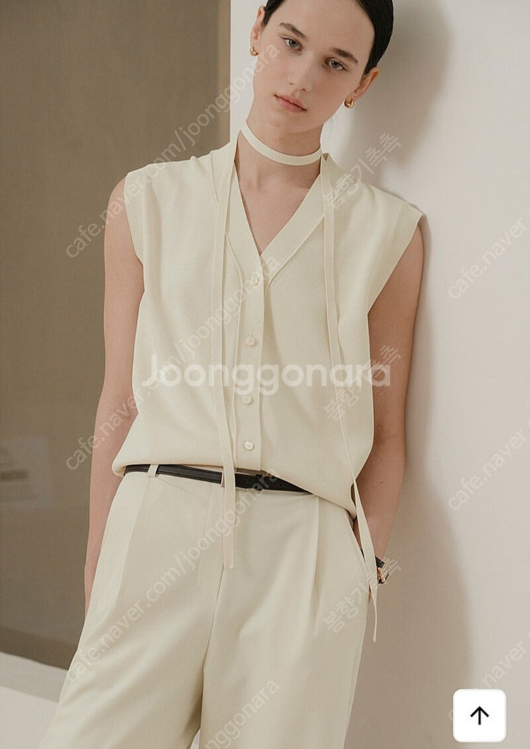 유메르 카도 니트 베스트--1