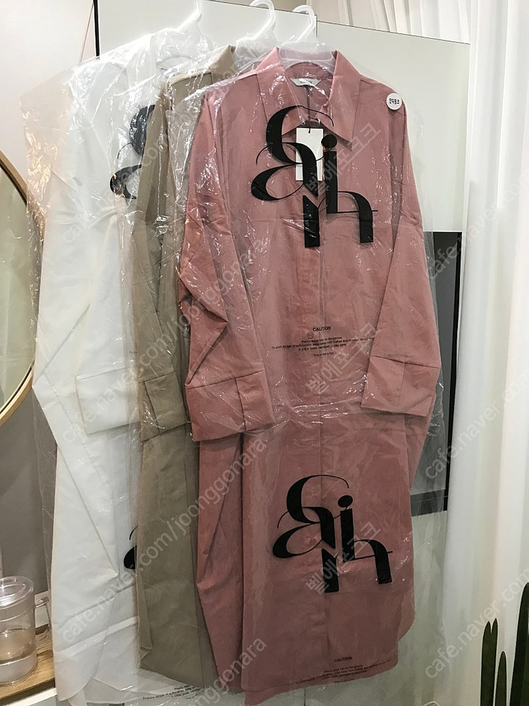 꺌랑 왜다려셔츠 롱 (원피스 기장) 이미지