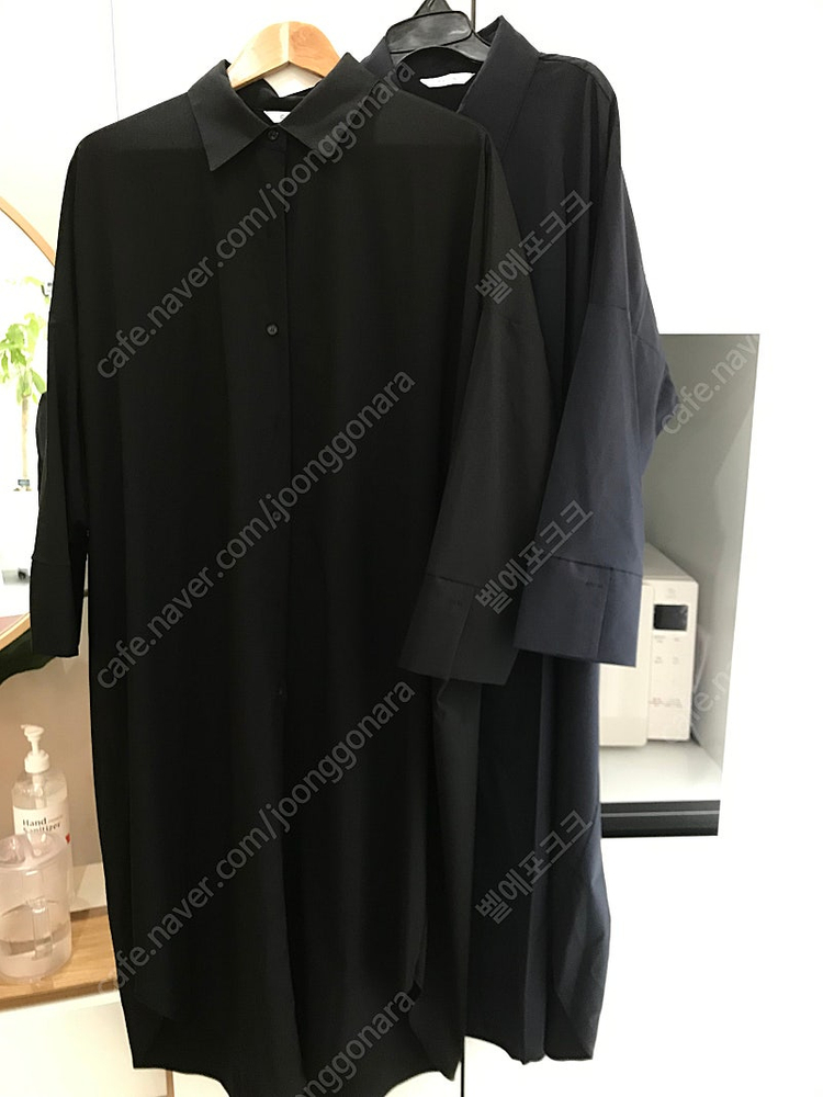 꺌랑 왜다려셔츠 롱 (원피스 기장) 이미지