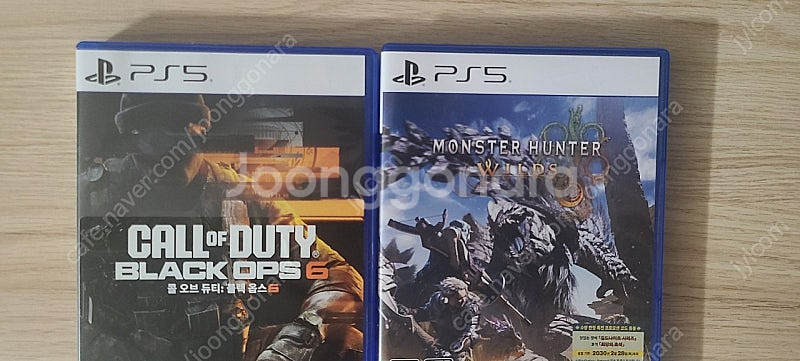 ps5 게임 타이틀 팔아요. 콜오브듀티, 몬스터헌터--0