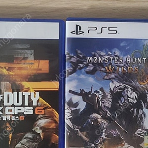 ps5 게임 타이틀 팔아요. 콜오브듀티, 몬스터헌터