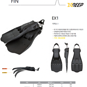 스쿠버 핀. 아쿠아 슈즈