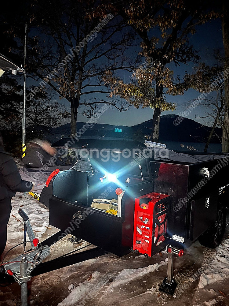 게르붐 캠핑트레일러 2021년식 판매합니다. (인산철,무시동히터,자동피칭텐트,노지캠핑OK)--2