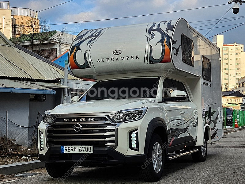 2021 렉스턴 스포츠 칸 캠핑카 5인승 에이스캠퍼 V70베른 모터홈 캠핑카 판매합니다.--9