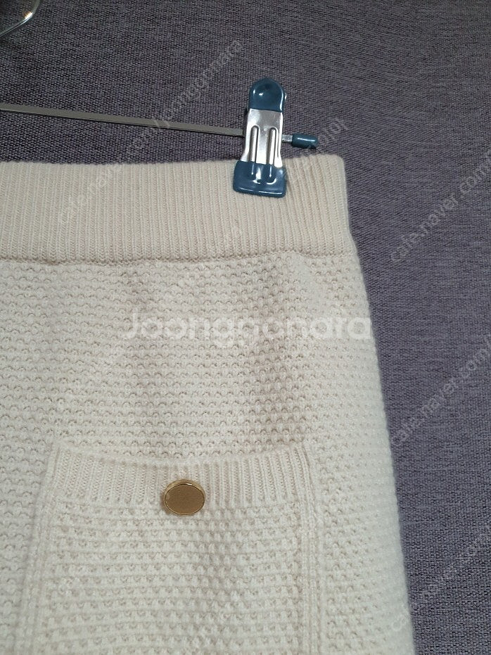 한섬 더캐시미어 니트 원피스 24ss 니트 스커트 핸드메이드 자켓--4